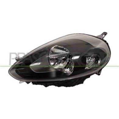 FIAT PUNTO 2012-2017.jpg Proiettore Sinistro H4 Elettrico Con Motore Per Fiat Punto Evo Dal 2009 Al 2012