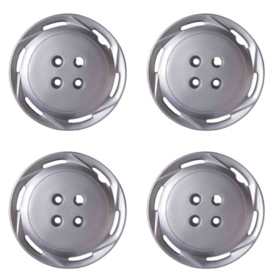 339-14.JPG Copricerchi Da 14" Pollici Compatibili Per Fiat Punto Sx Prima Serie Dal 1993 Al 1999 Articolo Non Originale E Senza 