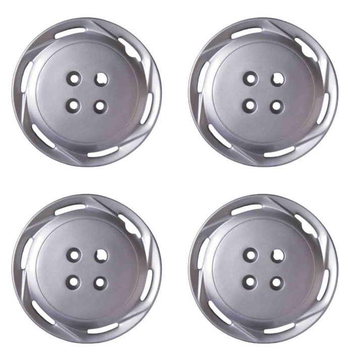 339-14.JPG Copricerchi Da 14" Pollici Compatibili Per Fiat Punto Sx Prima Serie Dal 1993 Al 1999 Articolo Non Originale E Senza 