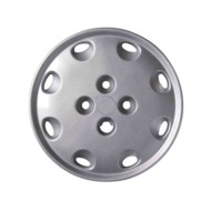 361-13 4 PEZZI.JPG Copricerchi Da 13" Pollici Compatibili Per Fiat Cinquecento Prima Serie Sx Dal 1993 Al 1998 Articolo Non Orig
