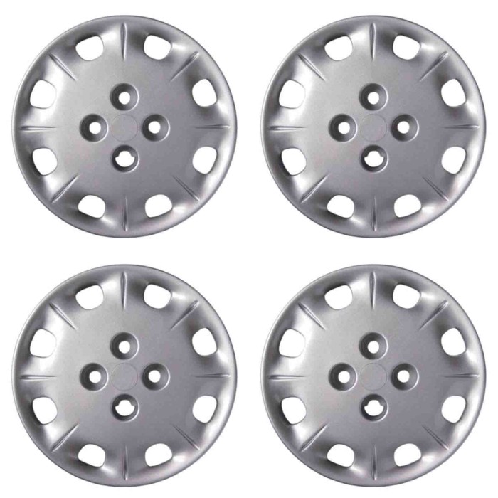 362-13.JPG Copricerchi Da 13" Pollici Compatibili Per Fiat Cinquecento Prima Serie Suite Dal 1993 Al 1998 Senza Logo