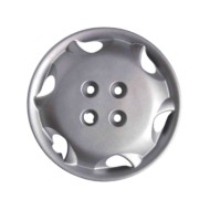 366-14 4 PEZZI.JPG Copricerchi Da 14" Pollici Compatibili Per Fiat Punto S Restyling Dal 1996 Al 1999 Articolo Non Originale E S