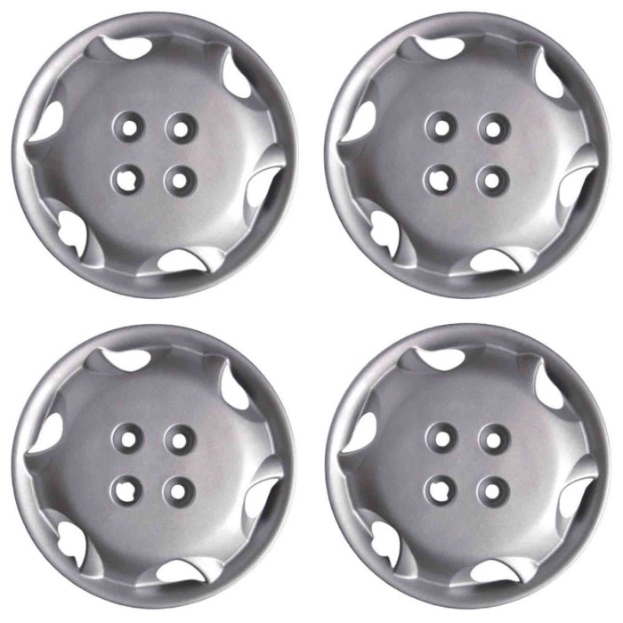 366-14.JPG Copricerchi Da 14" Pollici Compatibili Per Fiat Punto S Restyling Dal 1996 Al 1999 Articolo Non Originale E Senza Log