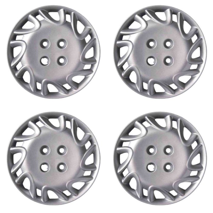 368-14.JPG Copricerchi Da 14" Pollici Compatibili Per Fiat Punto Restyling Elx Dal 1997 Al 1999 Articolo Non Originale E Senza L