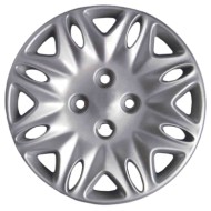 369-14_4 PEZZII.jpg Copricerchi Da 14" Pollici Compatibili Per Lancia Lancia Y Elefantino Blu Dal 1999 Al 2003 Articolo Non Orig