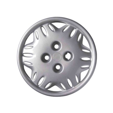 375-13 4 PEZZI.JPG Copricerchi Da 13" Pollici Compatibili Per Fiat Seicento Suite Dal 1998 Al 2000 Articolo Non Originale E Senz