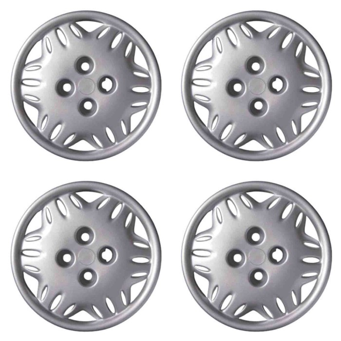 375-13.JPG Copricerchi Da 13" Pollici Compatibili Per Fiat Seicento Suite Dal 1998 Al 2000 Articolo Non Originale E Senza Logo