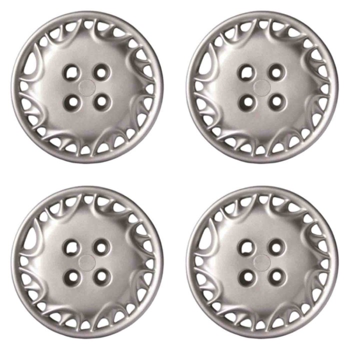 376-13.JPG Copricerchi Da 13" Pollici Compatibili Per Fiat Seicento Sx Dlal 1998 Al 2000 Articolo Non Originale E Senza Logo