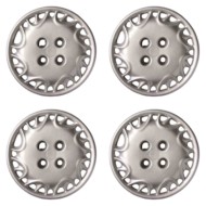 Copricerchi Da 13" Pollici Compatibili Per Fiat Seicento Sx Dlal 1998 Al 2000 Articolo Non Originale E Senza Logo