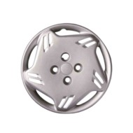 379-13 4 PEZZI.JPG Copricerchi Da 13" Pollici Compatibili Per Fiat Panda Prima Serie Dal 2001 Al 2003 Articolo Non Originale E S