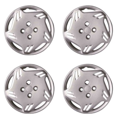 379-14.JPG Copricerchi Da 14" Pollici Compatibili Per Fiat Panda Prima Serie Dal 2001 Al 2003 Articolo Non Originale E Senza Log