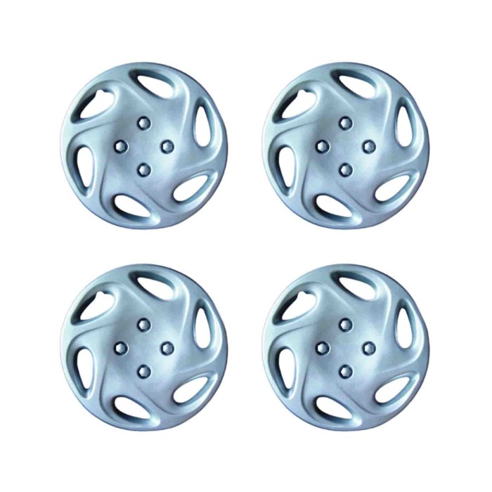 415-14.JPG Copricerchi Da 14" Pollici Compatibili Per Peugeot Bipper Dal 2008 Al 2016 Articolo Non Originale E Senza Logo