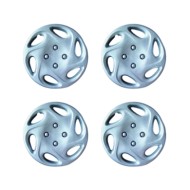 Copricerchi Da 14" Pollici Compatibili Per Peugeot Bipper Dal 2008 Al 2016 Articolo Non Originale E Senza Logo