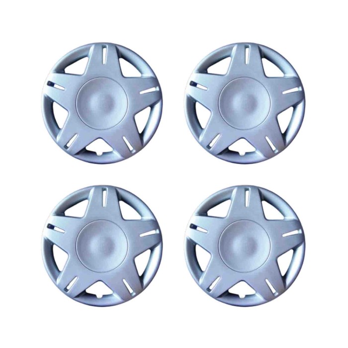 418-13.JPG Copricerchi Da 13" Pollici Compatibili Per Renault Clio 2° Serie Dal 1998- 2012 - Scenic Dal 1999 Al 2003 Senza Logo