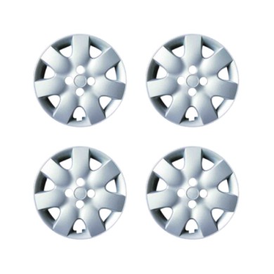 436-15.JPG Copricerchi Da 15" Pollici Compatibili Per Nissan Micra 1° Serie Dal 1989 Al 1993 Articolo Non Originale E Senza Logo