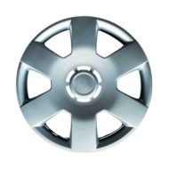 452-14 4 PEZZI.JPG Copricerchi Da 14" Pollici Compatibili Per Toyota Aygo Dal 2005 Al 2014 Articolo Non Originale E Senza Logo