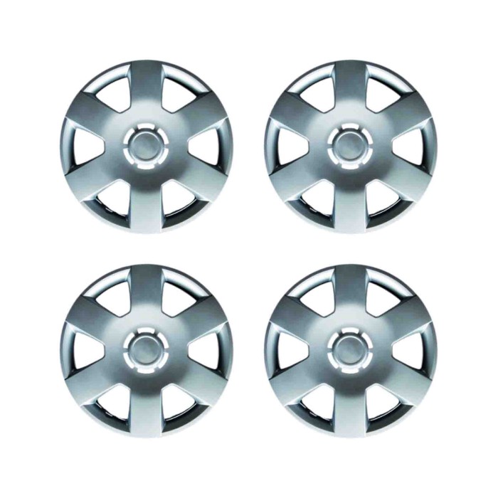 452-14.JPG Copricerchi Da 14" Pollici Compatibili Per Toyota Aygo Dal 2005 Al 2014 Articolo Non Originale E Senza Logo