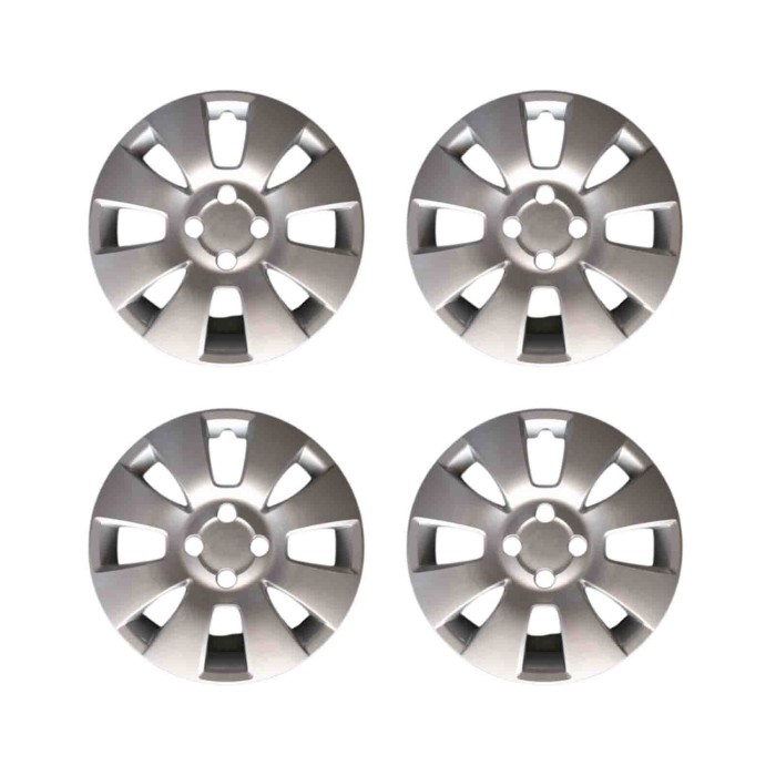 454-15.JPG Copricerchi Da 15" Pollici Compatibili Per Toyota Yaris 2° Serie Dal 2006 Al 2011 Articolo Non Originale E Senza Logo