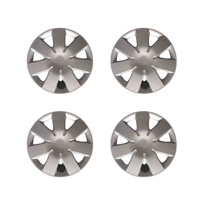 455-15.JPG Copricerchi Da 15" Pollici Compatibili Per Nissan Note Dal 2006 Al 2013 Articolo Non Originale E Senza Logo