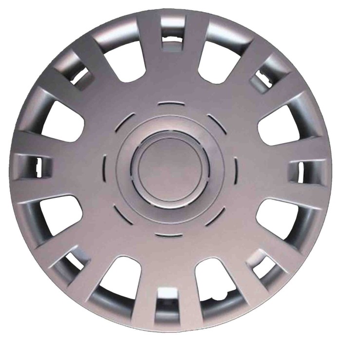 458-15_4 PEZZI.jpg Copricerchi Da 15" Pollici Compatibili Per Citroen C4 Dal 2004 Al 2010 - Berlingo Dal 1998 Al 2008 Senza Logo