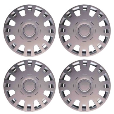 458-15.JPG Copricerchi Da 15" Pollici Compatibili Per Citroen C4 Dal 2004 Al 2010 - Berlingo Dal 1998 Al 2008 Senza Logo