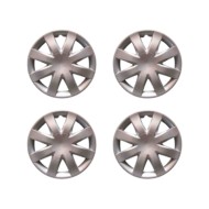 Copricerchi Da 15" Pollici Compatibili Per Renault Clio 3° Serie Dal 2005 Al 2013 Articolo Non Originale E Senza Logo