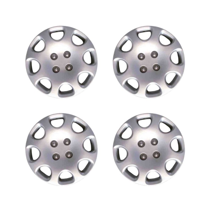 464-15.JPG Copricerchi Da 15" Pollici Compatibili Per Peugeot 307 Ranch Dal 1998 Al 2008 - Partner Dal 1998 Al 2008 Senza Logo