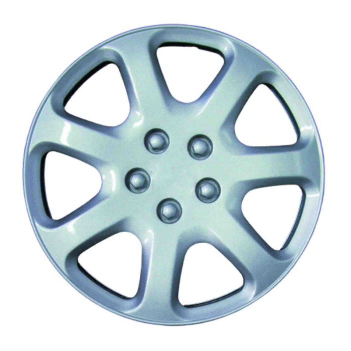 474-16 4 PEZZI.JPG Copricerchi Da 16" Pollici Compatibili Per Peugeot 307 Dal 2005 Al 2009 - 407 Dal 2005 Al 2012 Senza Logo