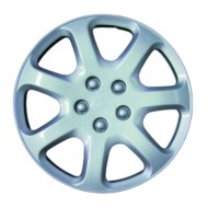 474-16 4 PEZZI.JPG Copricerchi Da 16" Pollici Compatibili Per Peugeot 307 Dal 2005 Al 2009 - 407 Dal 2005 Al 2012 Senza Logo