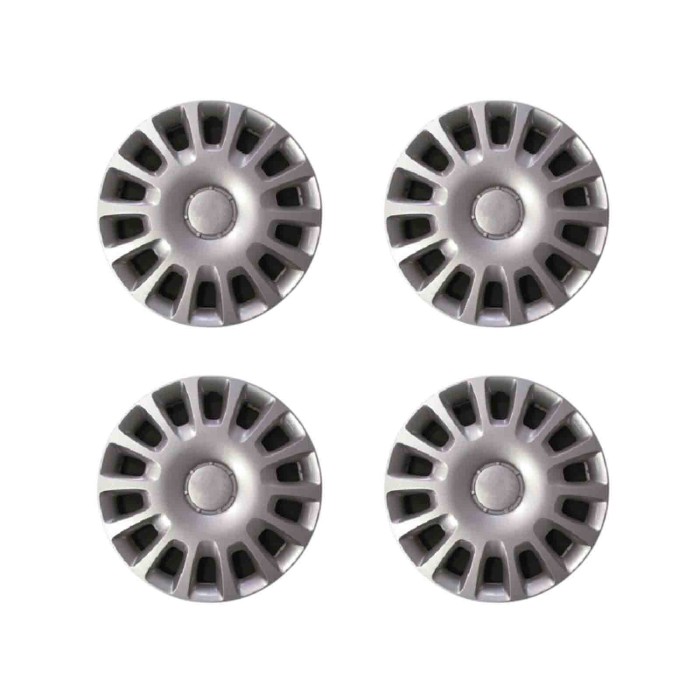 478-14.JPG Copricerchi Da 14" Pollici Compatibili Per Opel Corsa D Dal 2006 Al 2014 Articolo Non Originale E Senza Logo