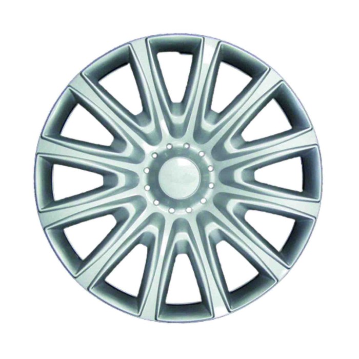 483-15 4 PEZZI.JPG Copricerchi Da 15" Pollici Compatibili Per Ford Fiesta Dal 2008 Al 2017 Articolo Non Originale E Senza Logo