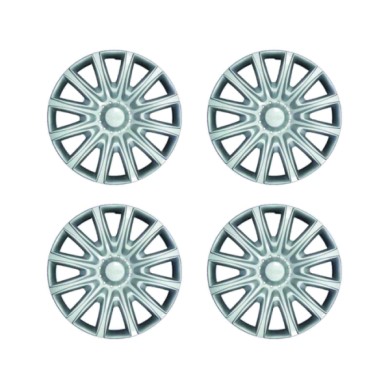 483-15.JPG Copricerchi Da 15" Pollici Compatibili Per Ford Fiesta Dal 2008 Al 2017 Articolo Non Originale E Senza Logo