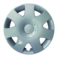 484-16 4 PEZZI.JPG Copricerchi Da 16" Pollici Compatibili Per Nissan Note Restyling Dal 2009 Al 2010 Articolo Non Originale E Se