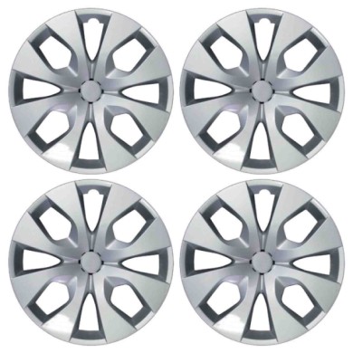 487-16.JPG Copricerchi Da 16" Pollici Compatibili Per Citroen C3 Dal 2009 Al 2016 - Picasso Dal 2009 Al 2016 Senza Logo