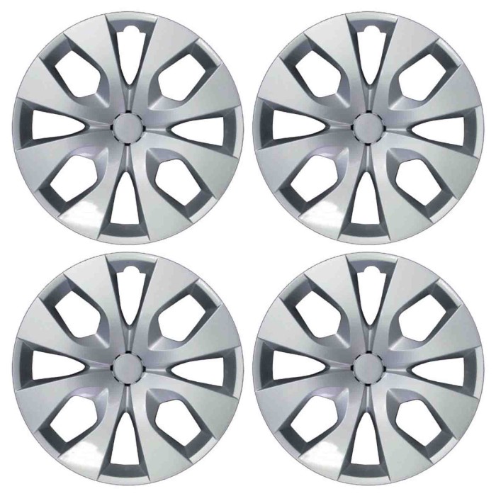 487-16.JPG Copricerchi Da 16" Pollici Compatibili Per Citroen C3 Dal 2009 Al 2016 - Picasso Dal 2009 Al 2016 Senza Logo