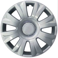 489-15_4 PEZZI.jpg Copricerchi Da 15" Pollici Compatibili Per Citroen C3 Dal 2009 Al 2016 Articolo Non Originale E Senza Logo