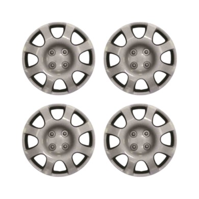 492-15.JPG Copricerchi Da 15" Pollici Compatibili Per Peugeot Partner Dal 2008 Al 2016 Articolo Non Originale E Senza Logo