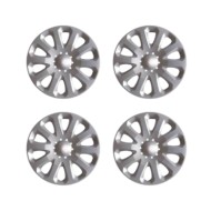 Serie Kit 4 Coppe Ruota Copricerchi Da 15" Pollici Compatibili Per Ford Ka Dal 2009 Al 2016 Articolo Non Originale E Senza Logo