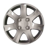 498-14 4 PEZZI.JPG Copricerchi Da 14" Pollici Compatibili Per Peugeot 206 Plus Dal 2009 Al 2012 Articolo Non Originale E Senza L