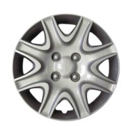 499-15 4 PEZZI.JPG Copricerchi Da 15" Pollici Compatibili Per Peugeot 308 Dal 2007 Al 2014 Articolo Non Originale E Senza Logo