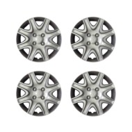 Copricerchi Da 15" Pollici Compatibili Per Peugeot 308 Dal 2007 Al 2014 Articolo Non Originale E Senza Logo