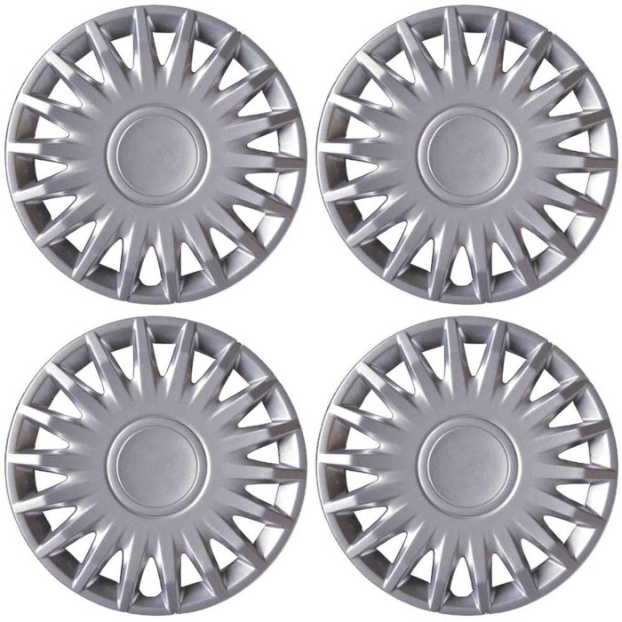 715-15.JPG Copricerchi Da 15" Pollici Compatibili Per Lancia Lancia Y Oro Dal 2003 Al 2011 - Lancia Musa Dal 2004 Al 2012 Senza 