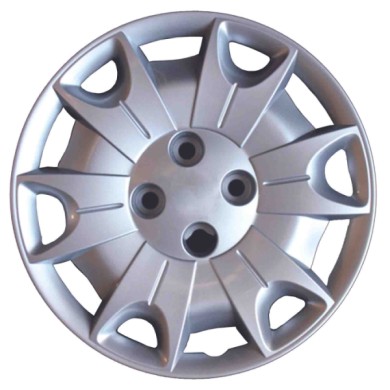 724-14 4 PEZZI.JPG Copricerchi Da 14" Pollici Compatibili Per Fiat Panda 4X4 Dal 2004 Al 2011 Articolo Non Originale E Senza Log