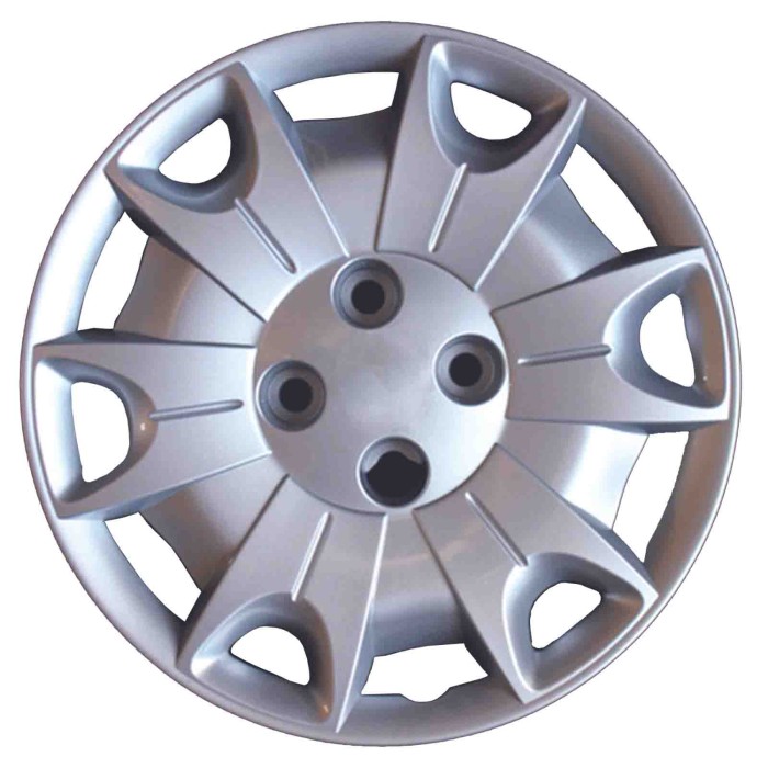 724-14 4 PEZZI.JPG Copricerchi Da 14" Pollici Compatibili Per Fiat Panda 4X4 Dal 2004 Al 2011 Articolo Non Originale E Senza Log