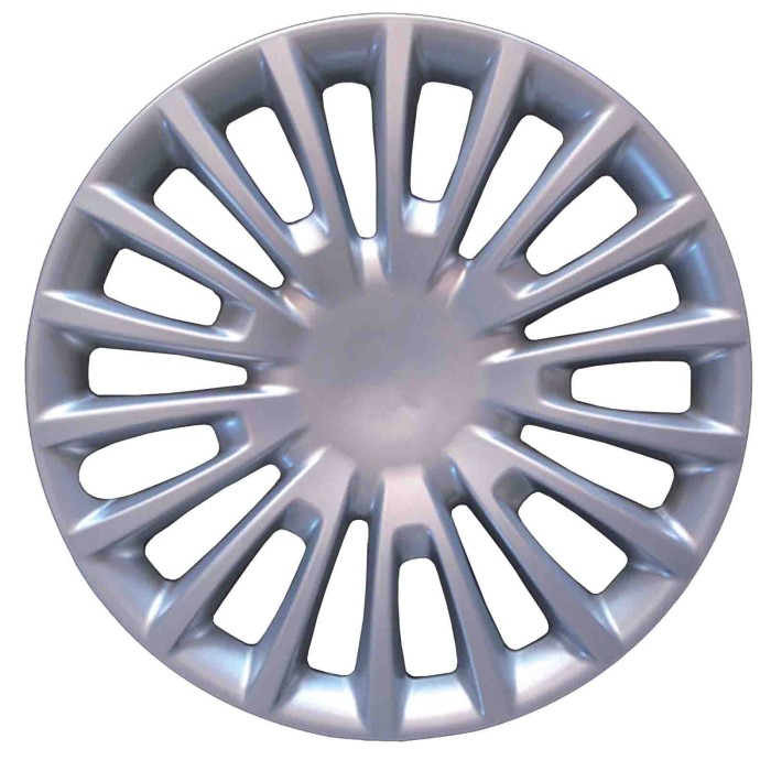 735-16_4 PEZZI.jpg Copricerchi Da 16" Pollici Compatibili Per Fiat Bravo Dal 2007 Al 2014 Articolo Non Originale E Senza Logo