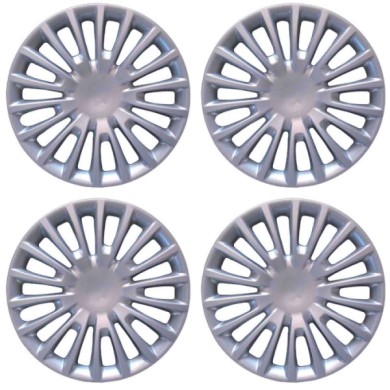 735-16.JPG Copricerchi Da 16" Pollici Compatibili Per Fiat Bravo Dal 2007 Al 2014 Articolo Non Originale E Senza Logo