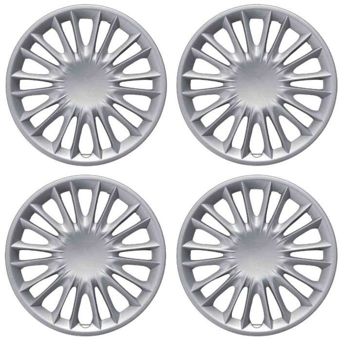 739-15.JPG Copricerchi Da 15" Pollici Compatibili Per Lancia New Y Dal 2007 Al 2011 Articolo Non Originale E Senza Logo