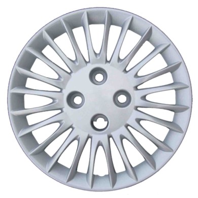 742-14_4 PEZZI.jpg Copricerchi Da 14" Pollici Compatibili Per Fiat New Lancia Ypsilon Dal 2006 Al 2011 Articolo Non Originale E 