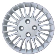 742-14_4 PEZZI.jpg Copricerchi Da 14" Pollici Compatibili Per Fiat New Lancia Ypsilon Dal 2006 Al 2011 Articolo Non Originale E 