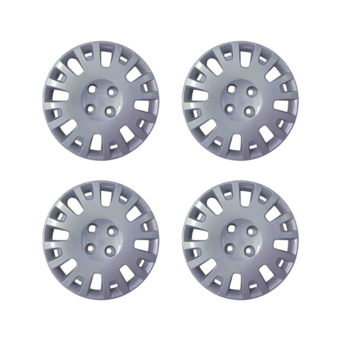 744-15.JPG Copricerchi Da 15" Pollici Compatibili Per Fiat Fiorino Dal 2008 Al 2016 Articolo Non Originale E Senza Logo